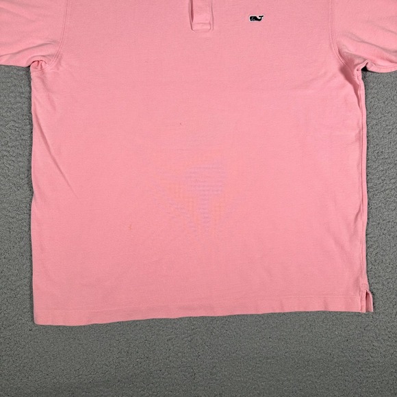 Vineyard Vines Shirt Mens Large Pink 100% Cotton‎ Knit Polo Casual Preppy Logo - Picture 4 of 11